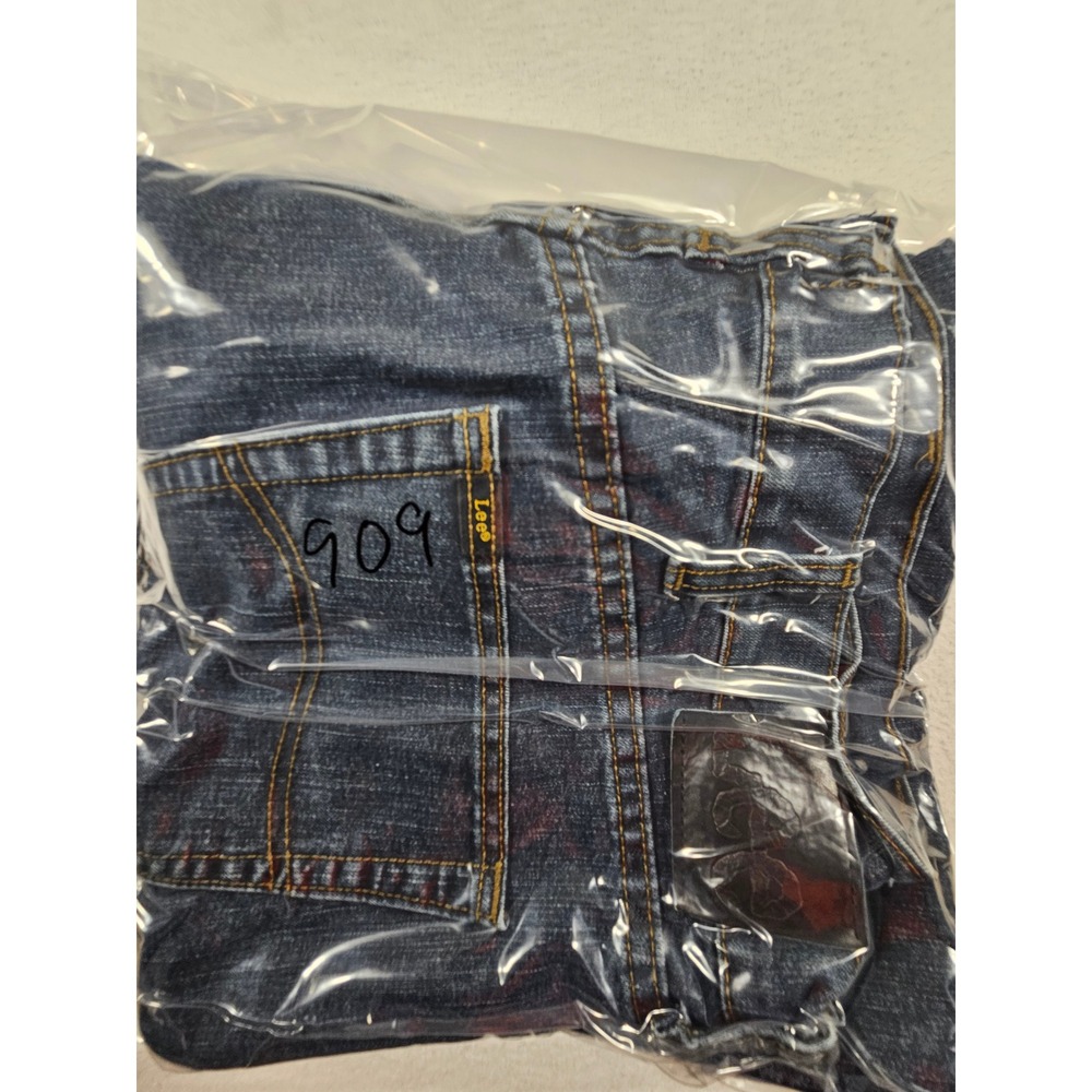 Lee Relaxed Fit Fleece Lined Jeans Mens 38x32 Blue Denim Winter Pants 102055791 - Picture 11 of 11